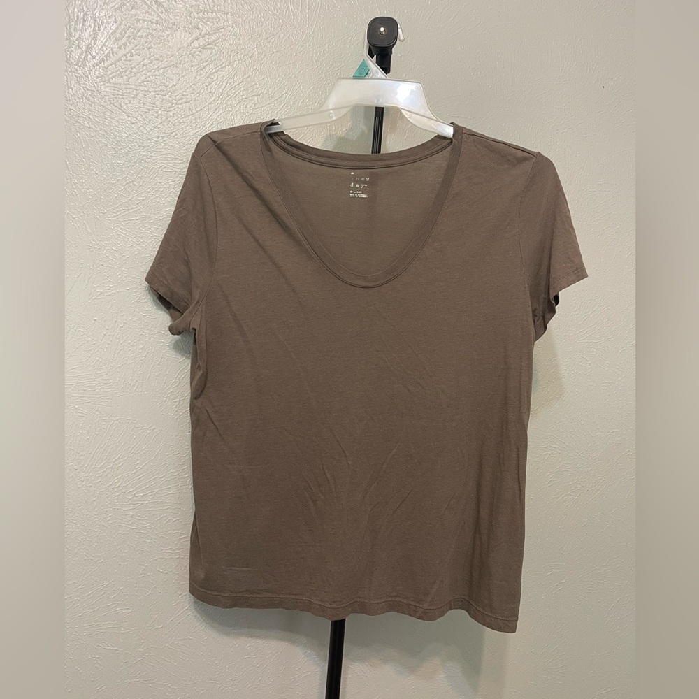 a new day Brown Short Sleeve Tee